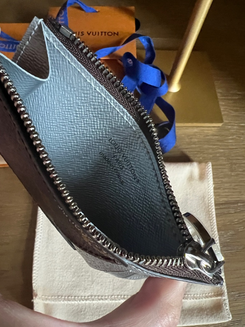 BNIB Louis Vuitton Romy Card Holder LV Charm Pull - Full set - Picture 5 of 10